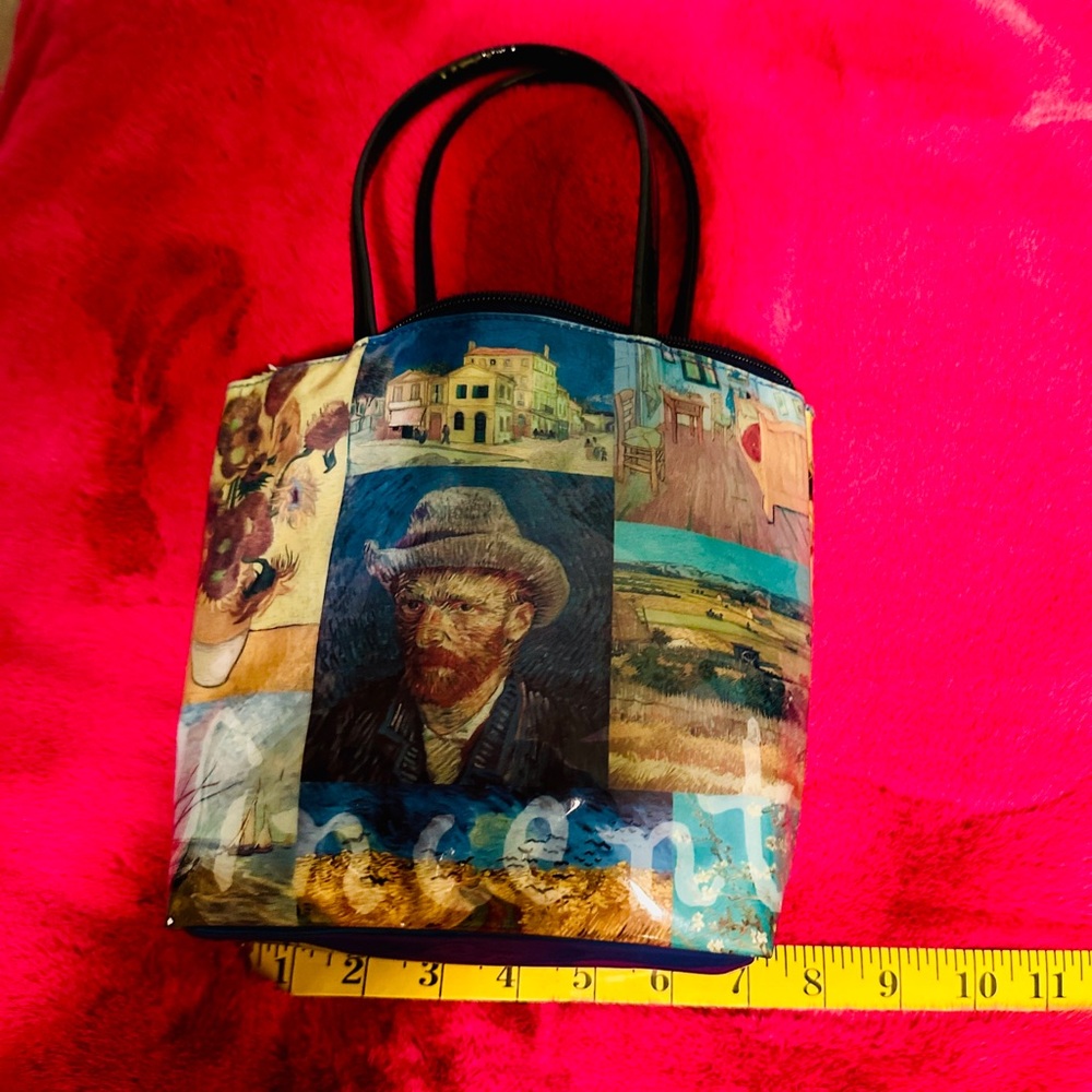 Vintage Artistic Tote Bag with Van Gogh Print